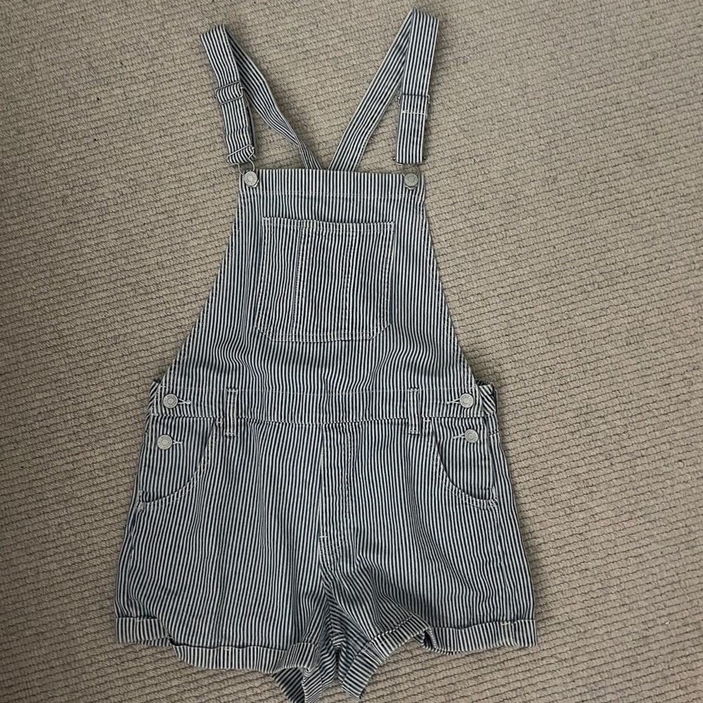 PacSun pinstripe overalls